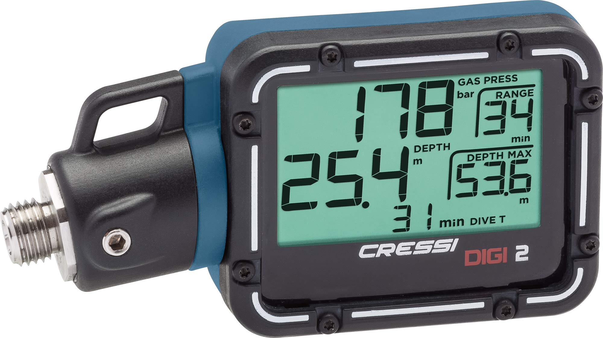 CRESSI - EKC 800020/391 : CRESSI - EKC 800020/391 : Manometer, tiefenmesser, thermometer, digitale taucheruhr DIGI 2 FARBE BLAU