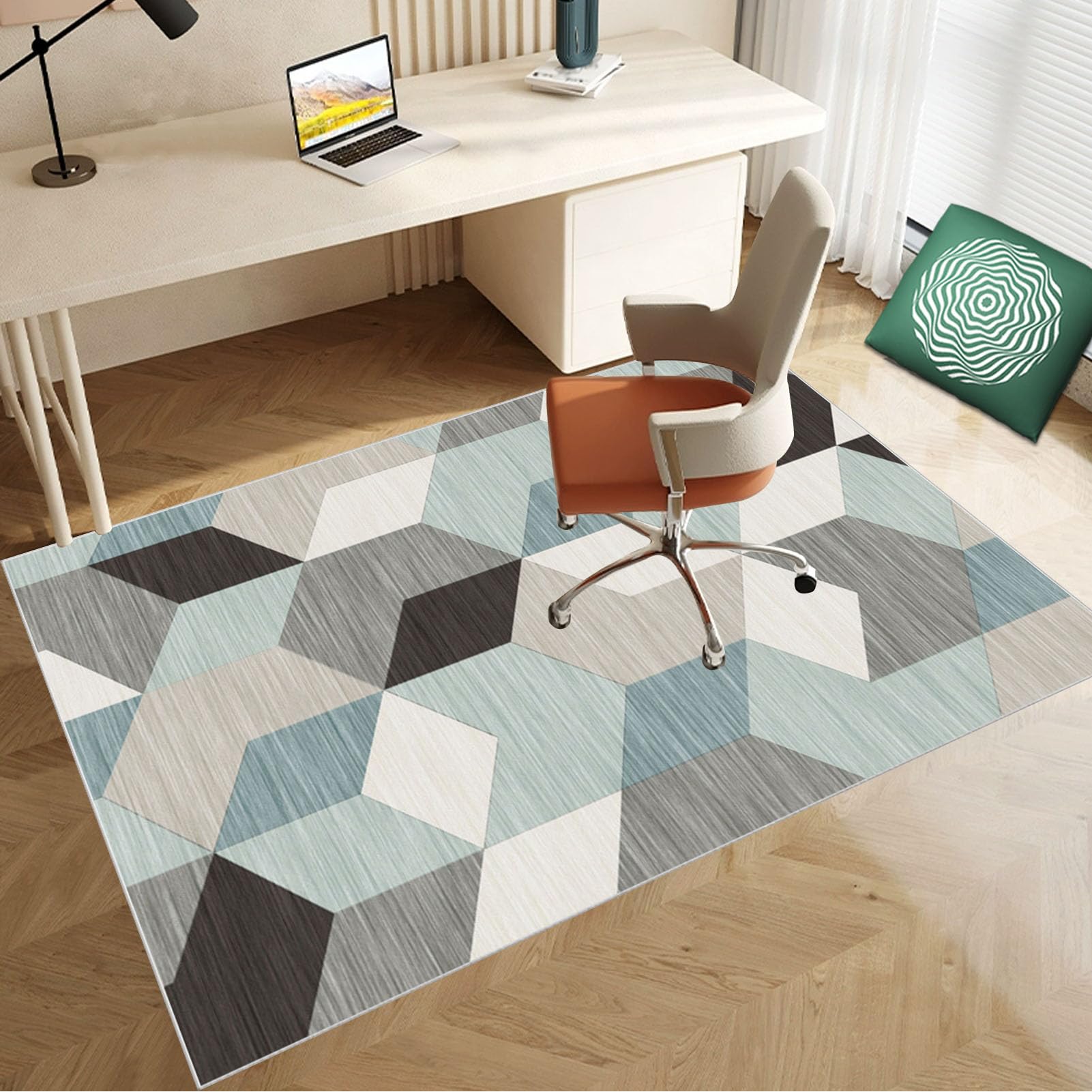70 x 100 cm Heavy Duty Office Chair Mat for Carpeted Floor Computer Gaming Desk Chair Mat for Carpet Hard Floor Protector Mat for Rolling Chair Carpet Protector Chair Mat Floor Mat for Office Chair