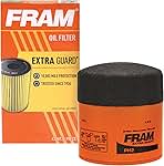 FRAM Extra Guard PH2 10K Mile Change Automotive Replacement Interval Spin-On Engine Oil Filter for Select Vehicle Model Years, Vehicle Engine Protection Oil Filter for Everyday Drivers