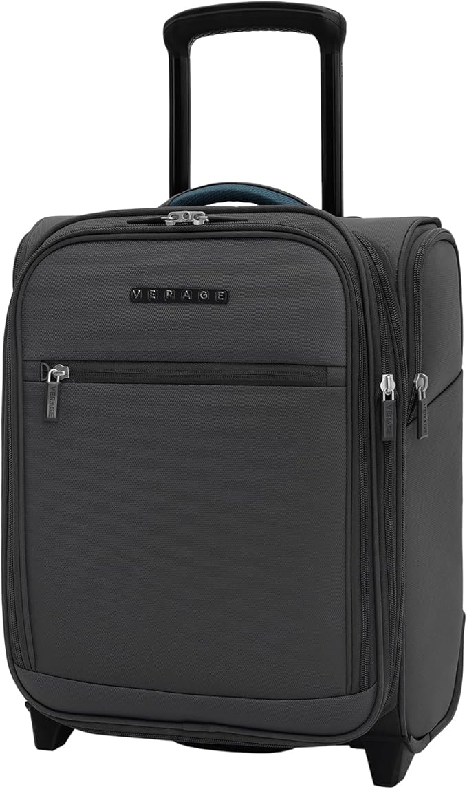 Verage Carry On Underseat Luggage with 2 Wheels & USB Port