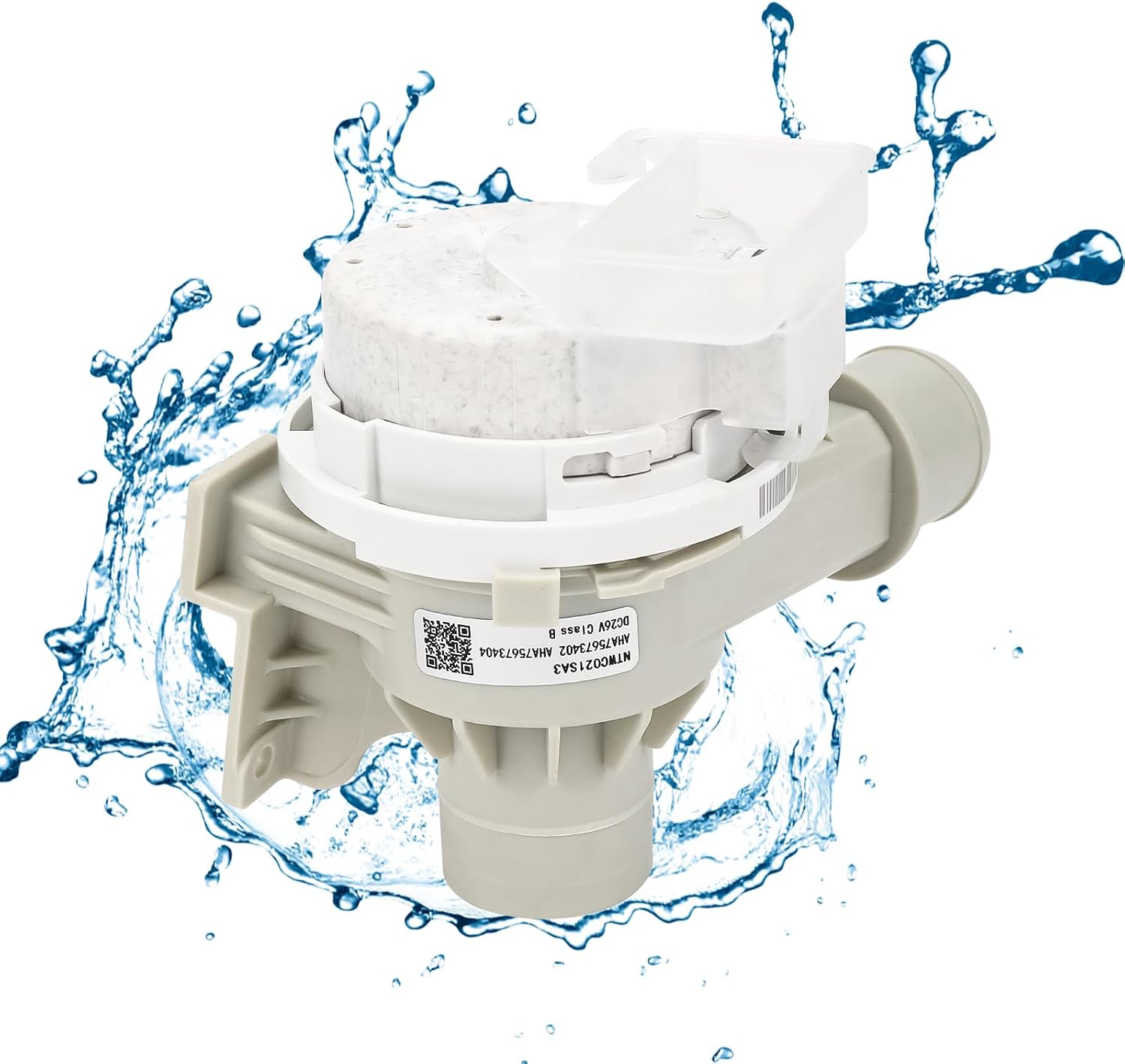 Drain Pump for L-G Washer – Replaces AHA75673404 AHA75673402 AP6978814 PS12748410 – Fits WT7300CW WT7405CW WT7250CW WT7155CW and More
