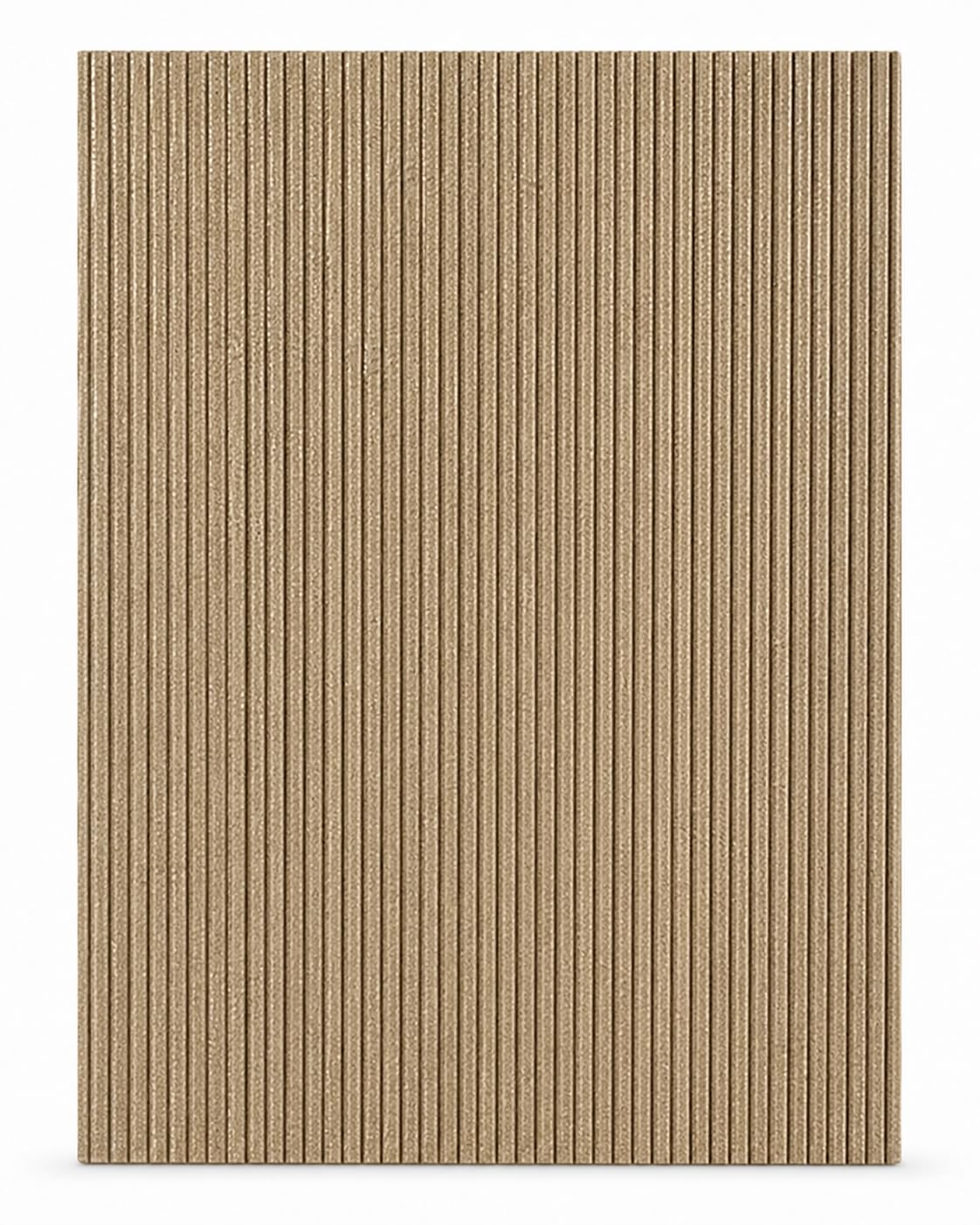 High Density Vermiculite Fire Board 500mm x 610mm x 25mm for Multi Fuel Wood burner Log burner Stove Brick Heat Fire Proof Withstands temperatures up to 1100°C (Reed Effect 500 x 610 x 25mm)