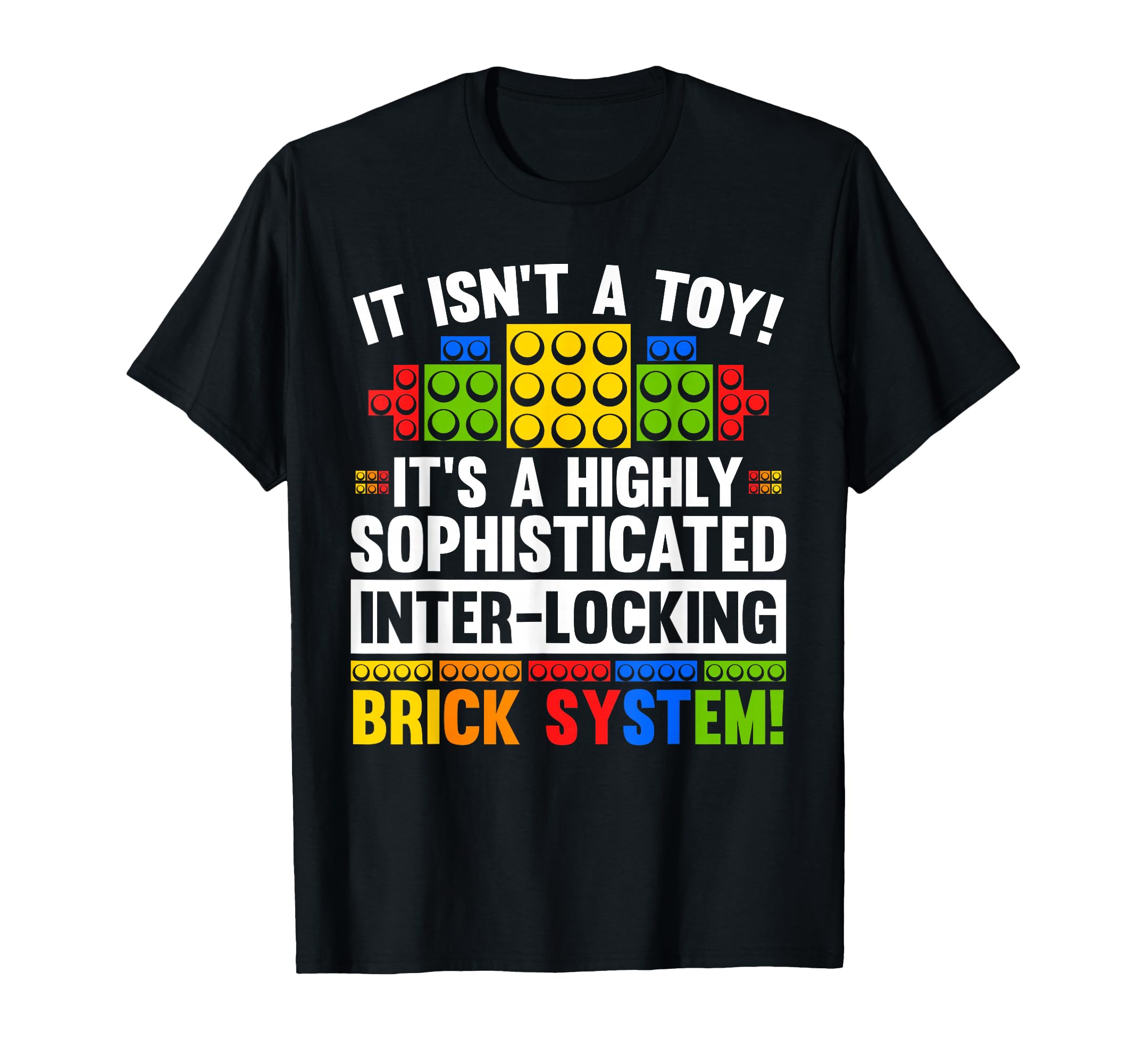Master Builder Bricks Blocks Play Toys T-Shirt
