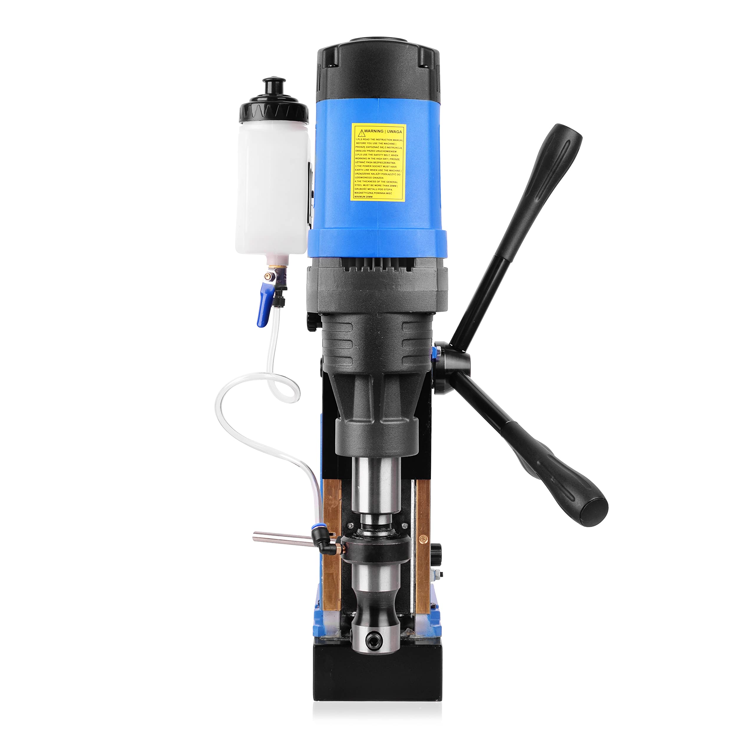 STAKO Taladro magnético SCY-2800RE de diámetro 80 mm, 2050 W, con maleta, fuerza magnética 17000N, perforadora portátil para trabajar metales con Weldon 19 mm y portabrocas de 3-16 mm y