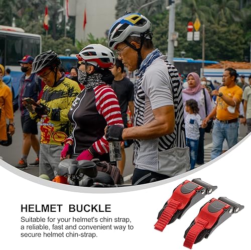 Miniatura 2 de iplusmile Hebilla de liberación rápida para casco, 2 hebillas de repuesto para casco de fútbol, hebillas de casco de motocicleta, accesorios para