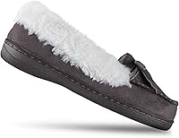 Vista 6 de Jessica Simpson Mocasín de microgamuza para interiores y exteriores para niña