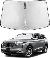 Vista 201 de EcoNour Parasol para parabrisas de camiones con bolsillo de almacenamiento Parasol reflectante de material 240T para protección contra rayos UV