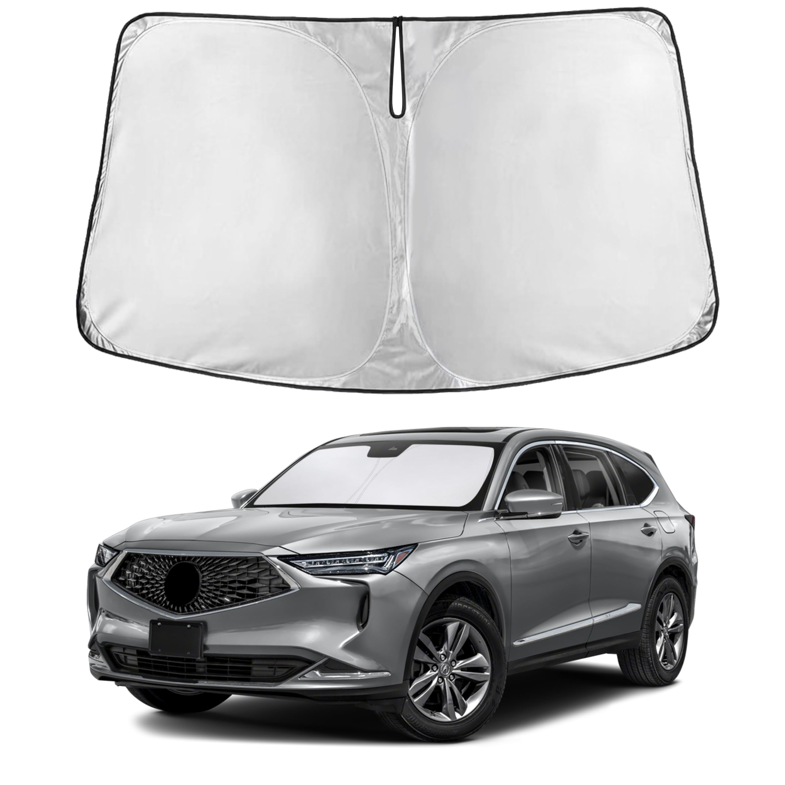 EcoNour Windshield Sunshade Compatible for Acura MDX 2021-2024 2025 2026
