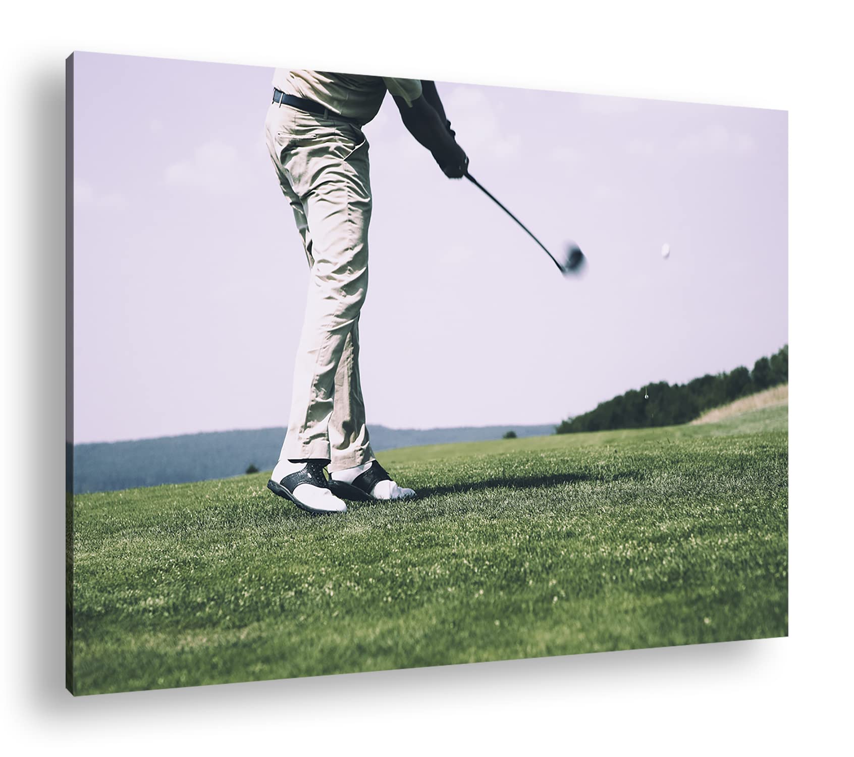 esperto giocatore di golf, formato: 120 x 80 cm, stampa digitale di alta qualità con cornice, senza poster o poster