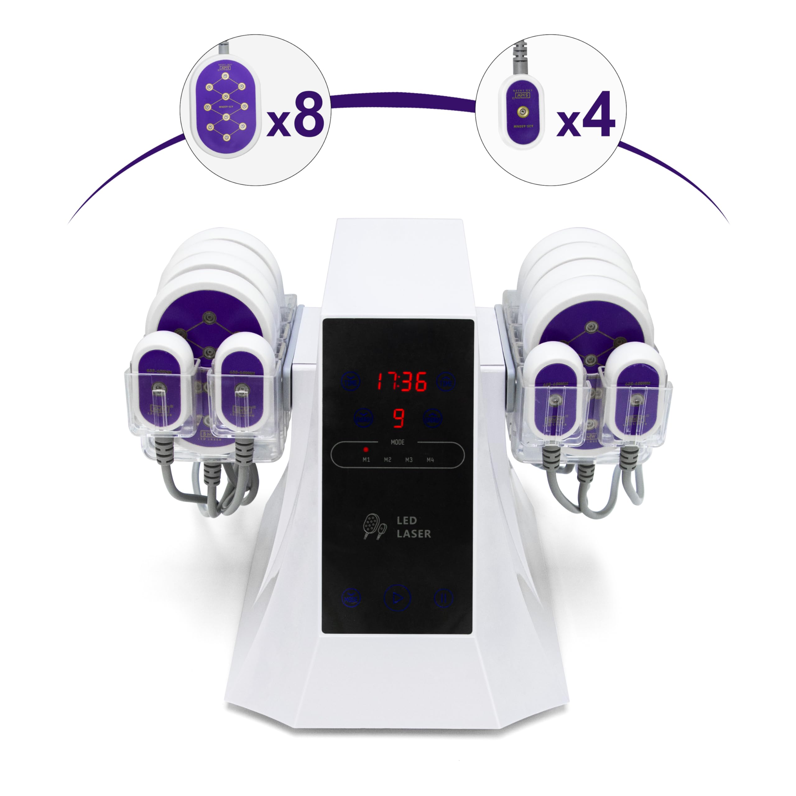 Body Shaping Massager 12 Pad Light Care Pad Gerät für Anti-Cellulite-Beauty-Maschine Elitzia ET1210J
