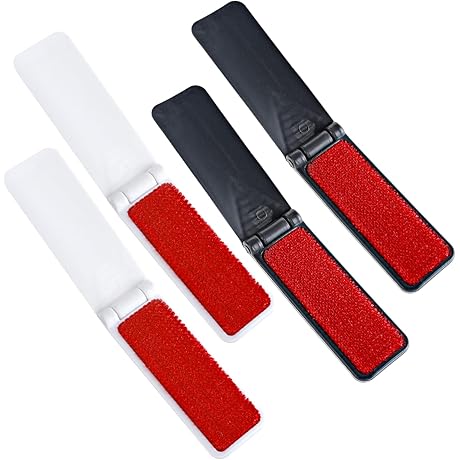 Portable Lint Remover Brush 4-Pack