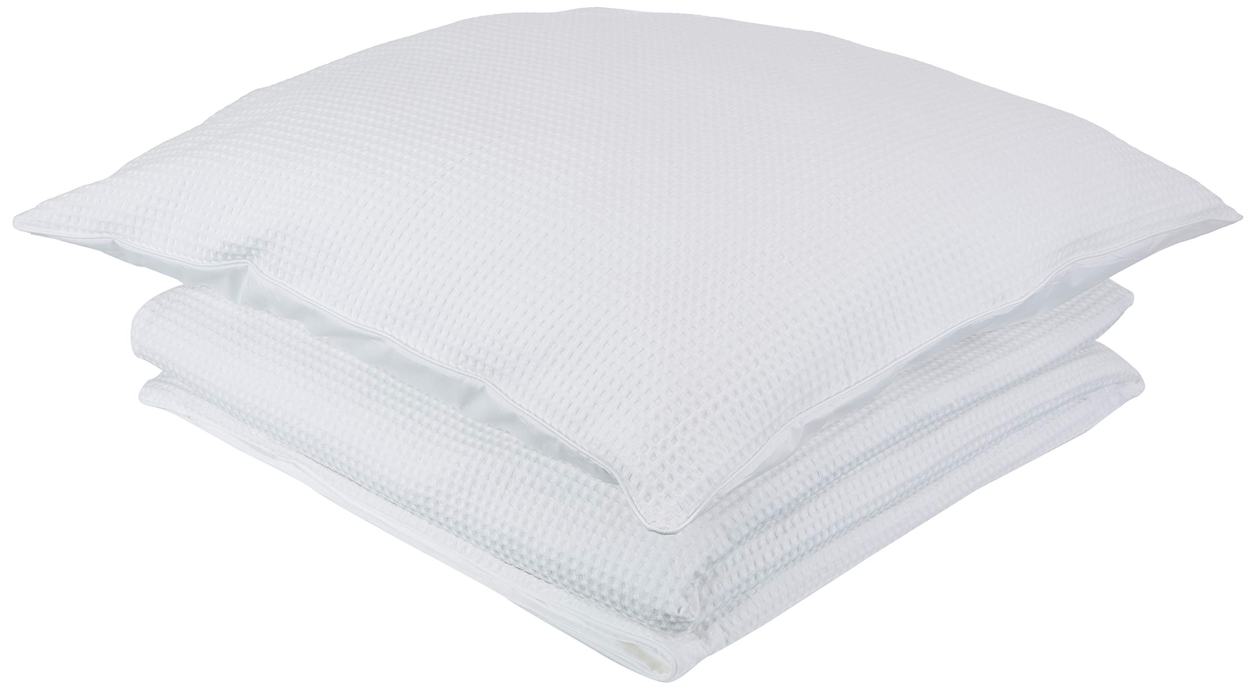 Yellow Wallis Duvet Cover, 100% Percale Cotton, White, 135 x 200 Cm, 1.0 Pieces