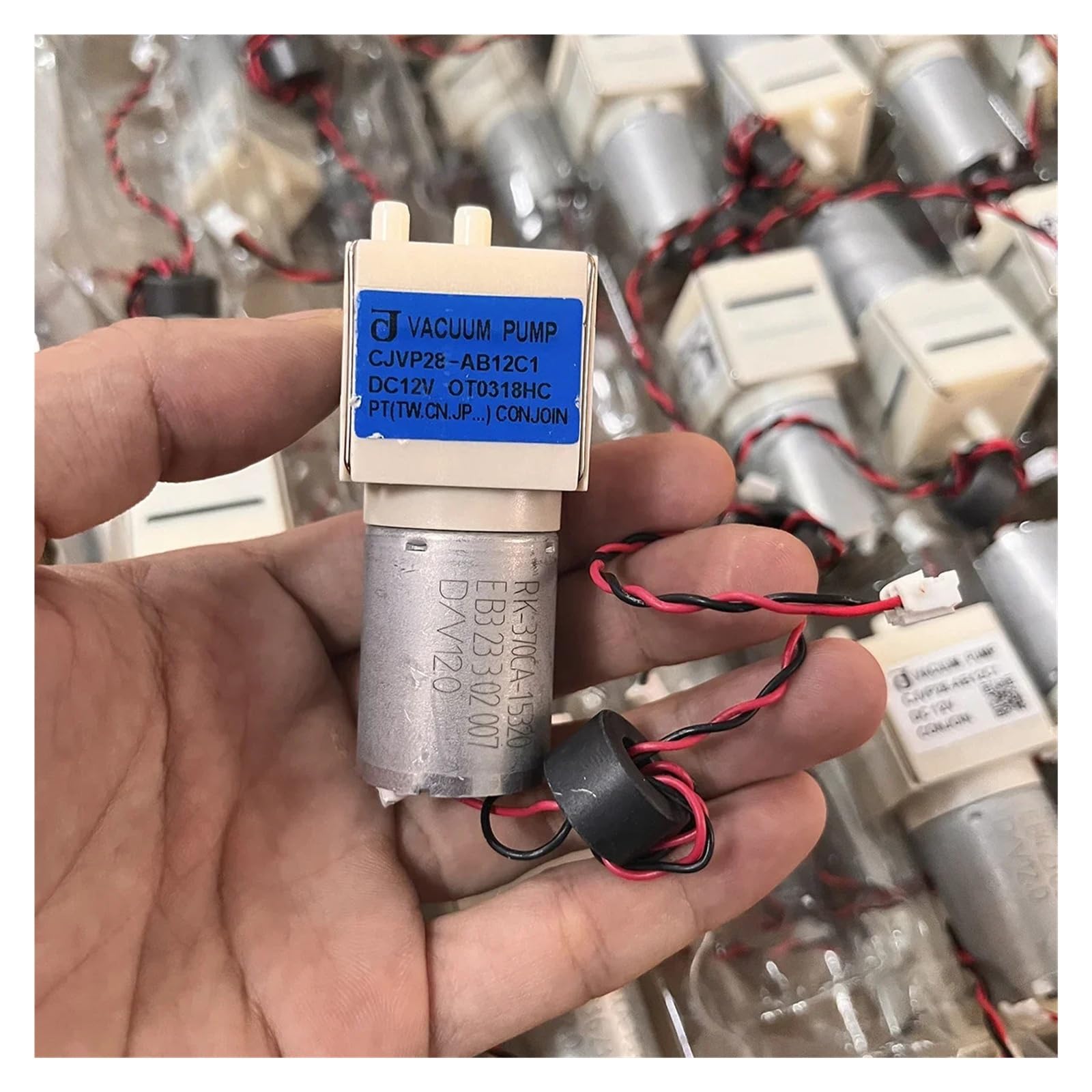 CJVP28-AB12C1 Mini Vakuumpumpe DC 12V Micro 370 Motor Elektrische Luftpumpe Kleine Unterdruck Saugpumpe for Roboter Reiniger