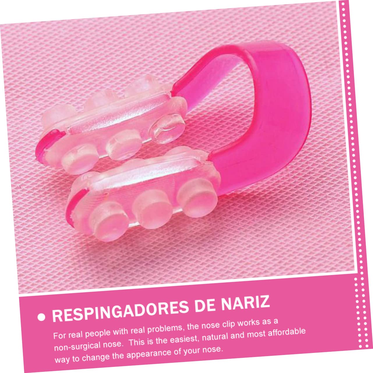 Pinzas para Moldear la Nariz Ajustables y Suaves de Silicona y Plástico, 10 Unidades para Uso en Casa y Oficina, Moldeador y Levantador Nasal Eficaz