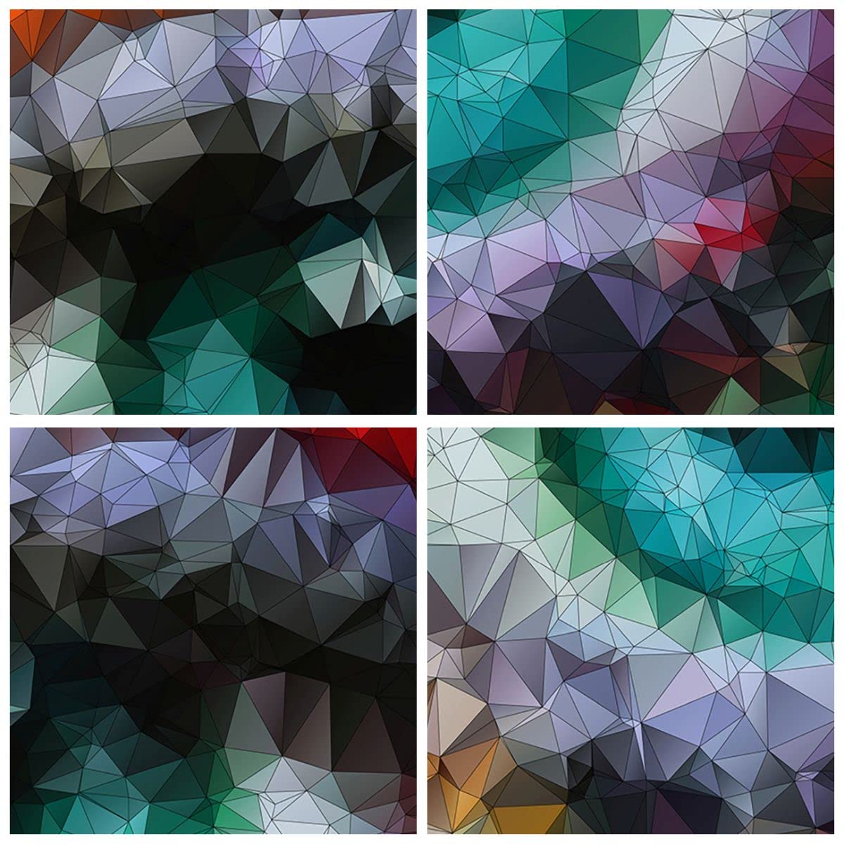 Vidrios Decorativos Tridimensional Espiral Marrón Cuadro