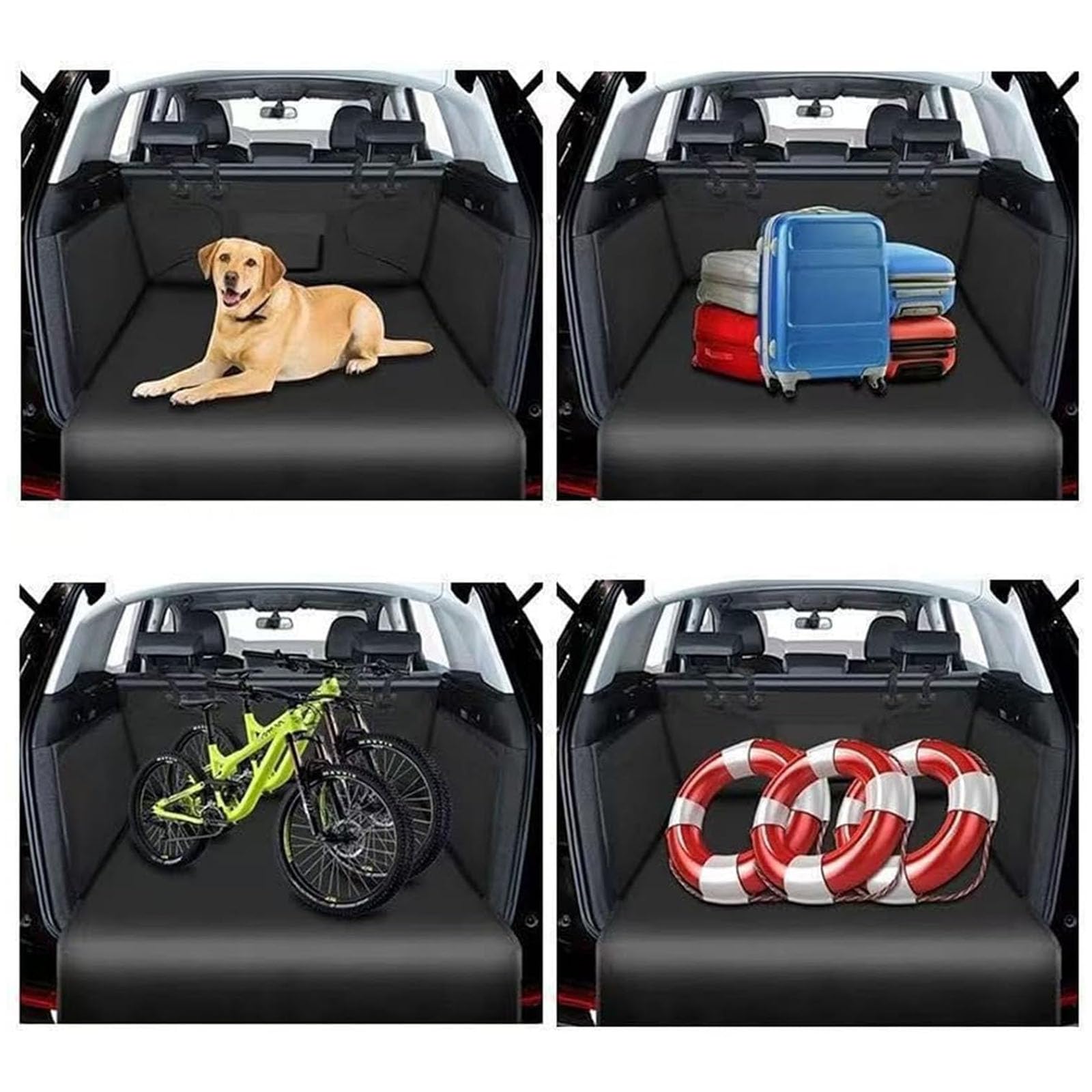 Kofferraumschutz Hund für Opel Combo Life 2018-2023 2024 2025, Auto Kofferraum Schutzmatte Ladekantenschutz Wasserdicht Kratzfest Auto Kofferraum Hundedecke