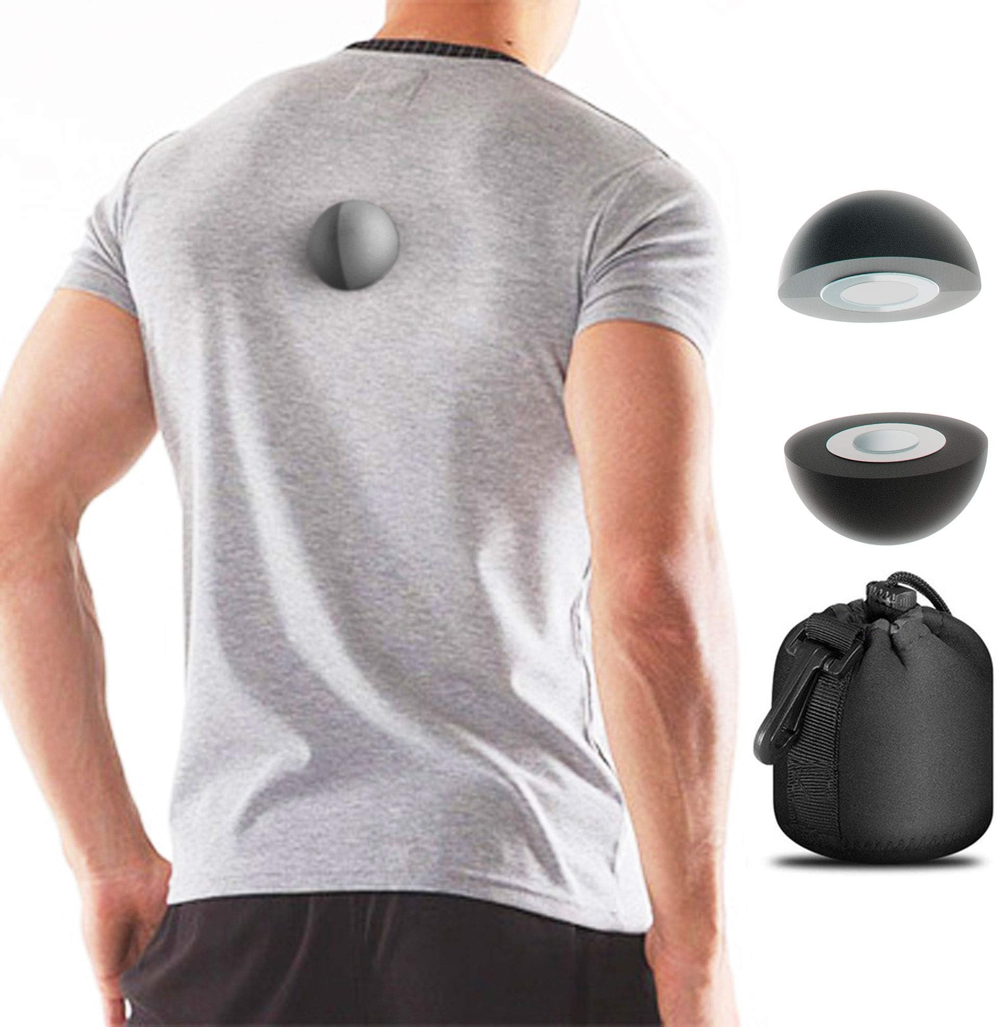 Whole Nights - Magnetic Ball for Side Sleep Posture - Sleep Shirt Clip, Works Like Sleep Positioning Belt, Just Clip It On The Upper Back of Your Shirt