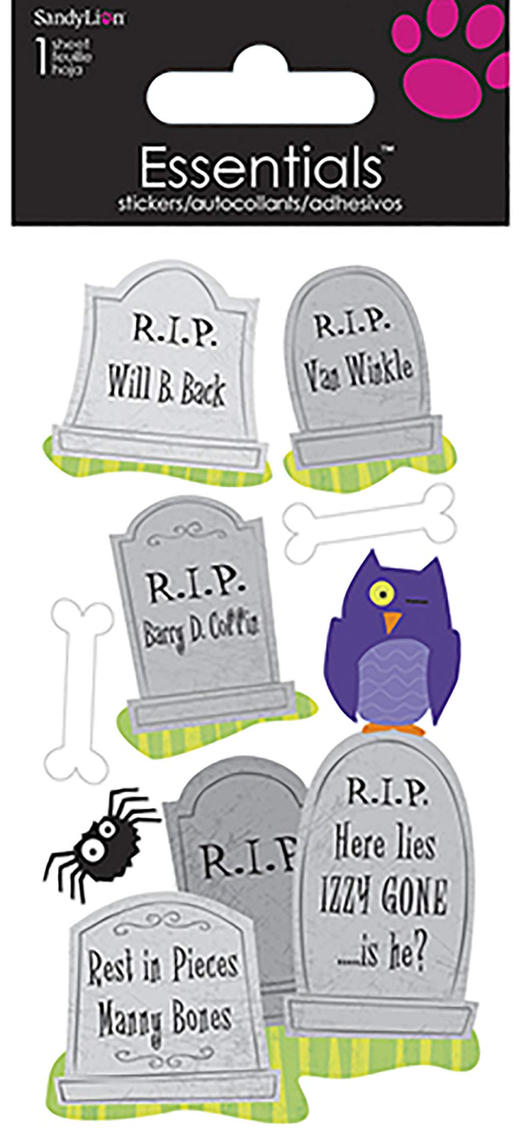 Sandylion R.I.P Essentials Sticker, Large