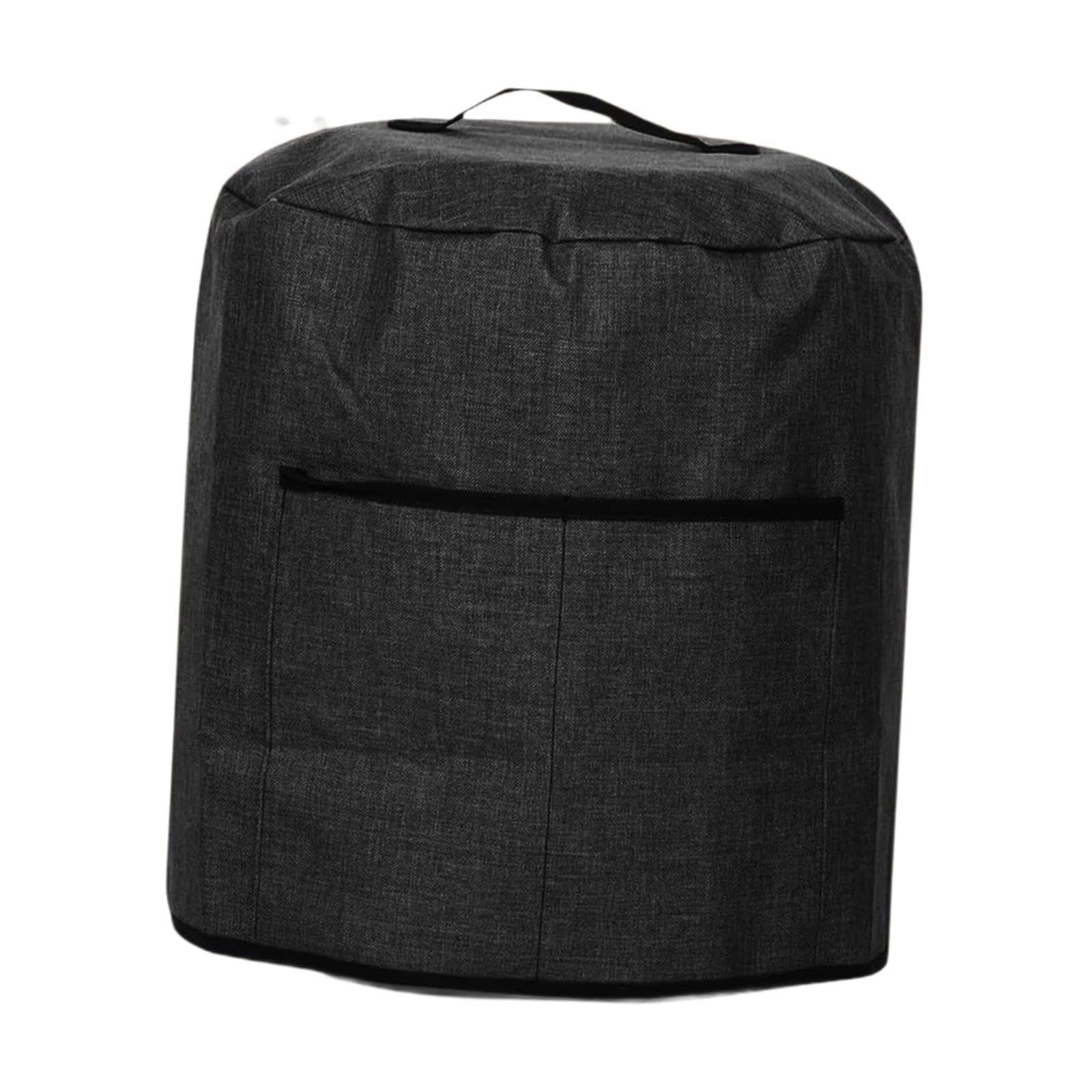 Tapa para Freidora de Aire, Bolsillo de Almacenamiento, Restaurante, Fácil de Limpiar, a Prueba de Polvo, Cubierta Antipolvo para Electrodomésticos, T, Negro, Individual