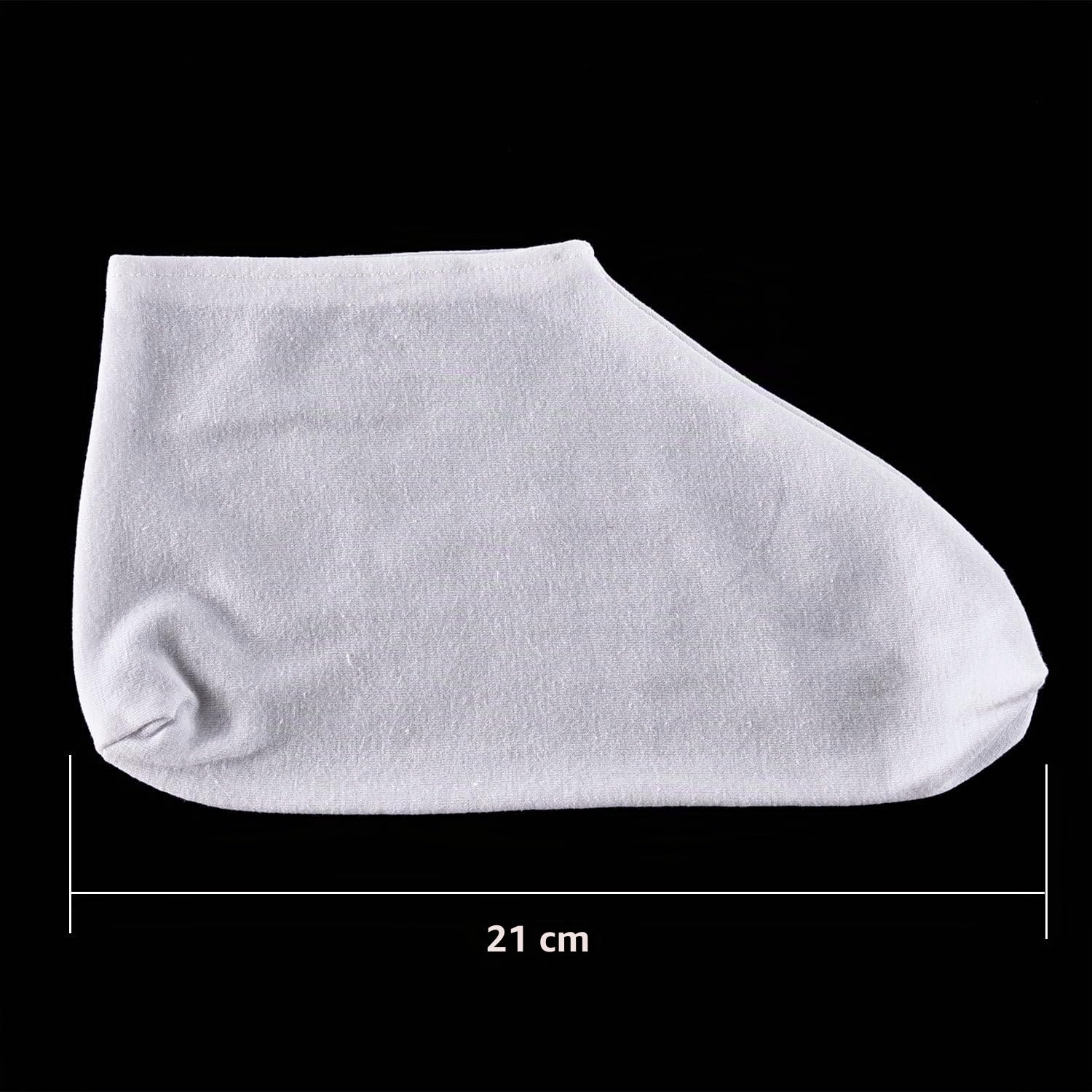 6 Paia Cotone Calzini Idratanti Piede Spa Moisture Calzini per Asciutto Duro Pelle Incrinata, Bianco
