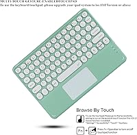 Vista 7 de Funda con teclado para iPad Air2 - Touchpad, magnético, Bluetooth desmontable, funda inteligente delgada para iPad 5ª/6ª generación de 9.7 pulgadas