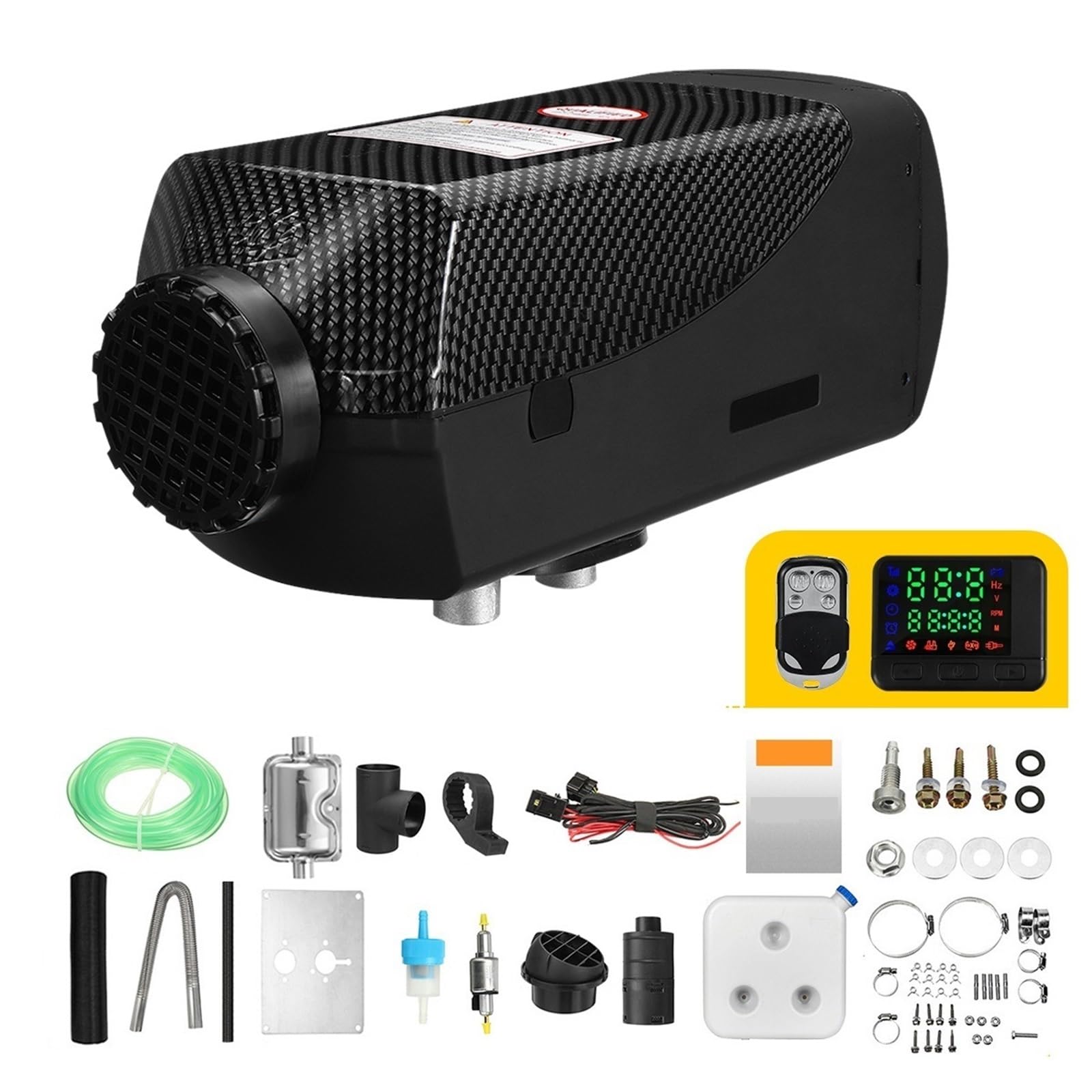 Riscaldatore per Auto 8KW 12V Riscaldatore per Auto Riscaldatore ad Aria Diesel Interruttore LCD per Auto Rimorchio Camion Riscaldatore di parcheggio Diesel