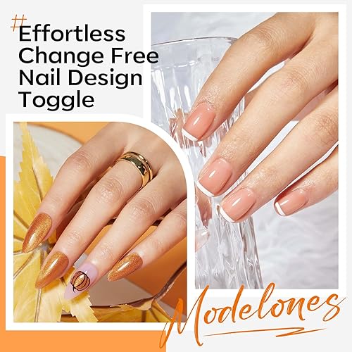 Miniatura 32 de Modelones - Capa superior y capa base de esmalte de uñas de gel que no se borra, 15 ml, remojar para quitar, acabado brilloso, fórmula mejorada