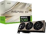MSI Gaming RTX 5080 16G Inspire 3X OC Graphics Card (16GB GDDR7, 256-bit, Extreme Clock TBD MHz, DisplayPort x 3 2.1a, HDMI 2.1b, NVIDIA Blackwell Architecture) - 1