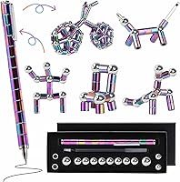 YYMHMF Magnetic Fidget Pen - Stress Relief Gel Pen Fidget Toy for Teens 13-18, Cool Valentine's Easter Gifts, Office Desk Gadget