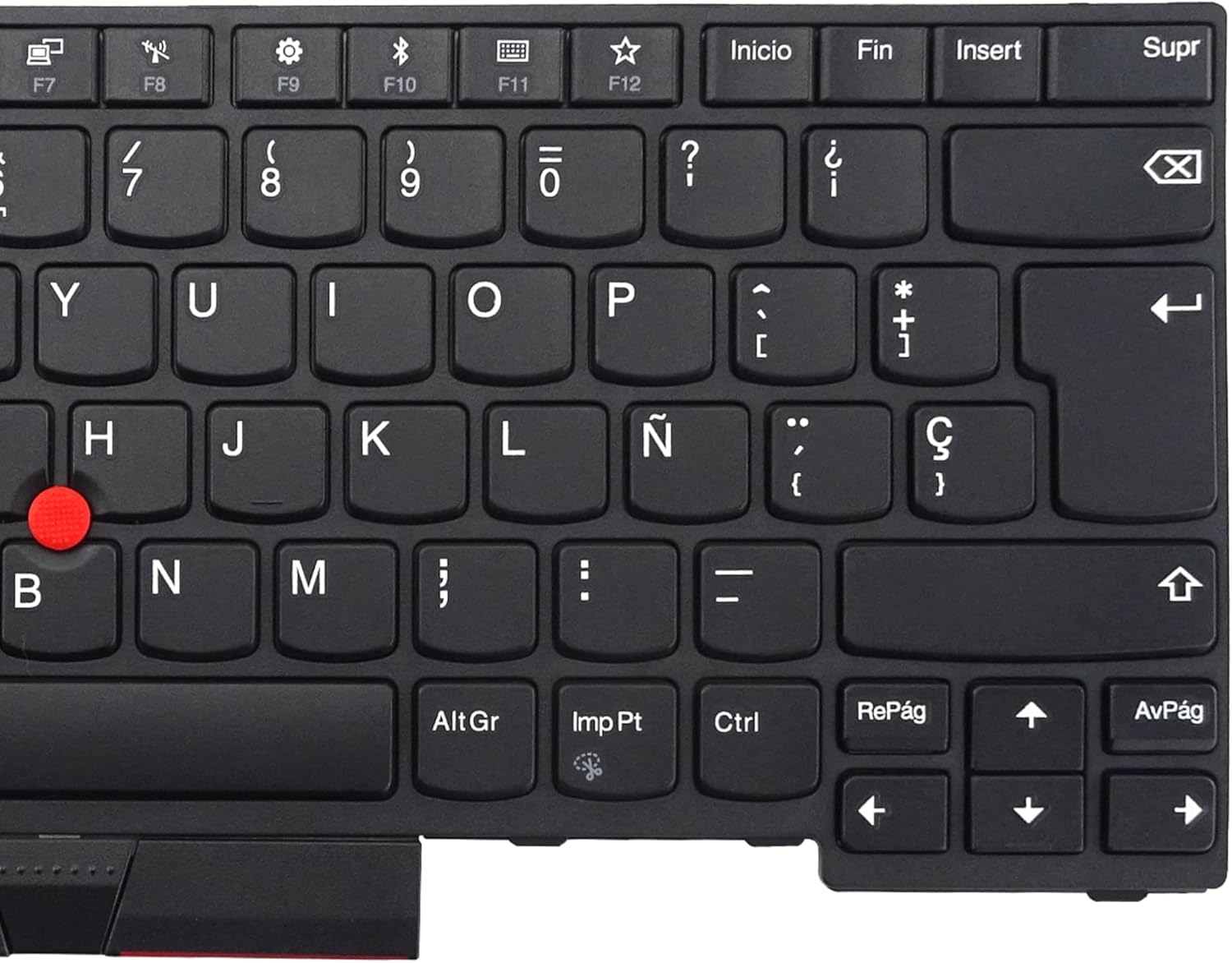 Replacement Non-Backlit Keyboard for Lenovo Thinkpad E480 E485 E490 E495 T480S T490 T495 L380 L390 L480 R480 R490 S2 3rd Gen S2 2nd Gen S2 4th Gen S2 5TH GEN (Español/Spanish Layout)