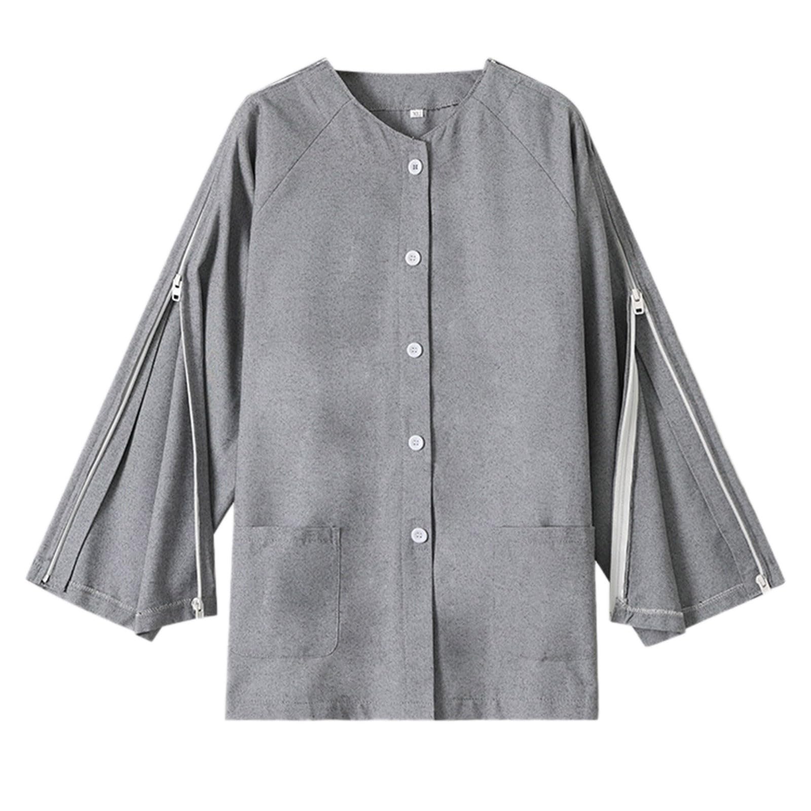 Generisch Ropa completa Tearaway Hombres Hospitalizados Ropa de Paciente Paciente Paralizados Ancianos Postoperatorios Ropa Postoperatoria Postoperatoria Camisa Manga Larga Pantalones de