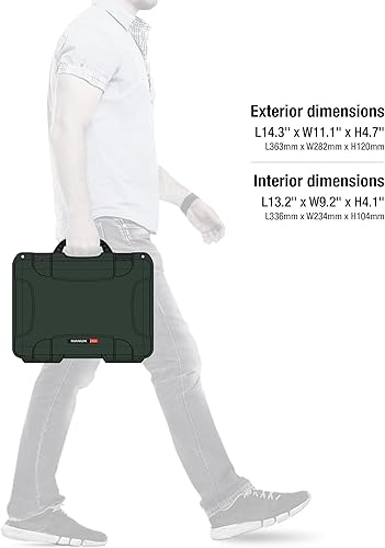 Miniatura 7 de Nanuk Estuche rígido impermeable 910 con inserto de espuma para DJI Mini SE Fly More Kit - Olive, (910-MAVMSE6)