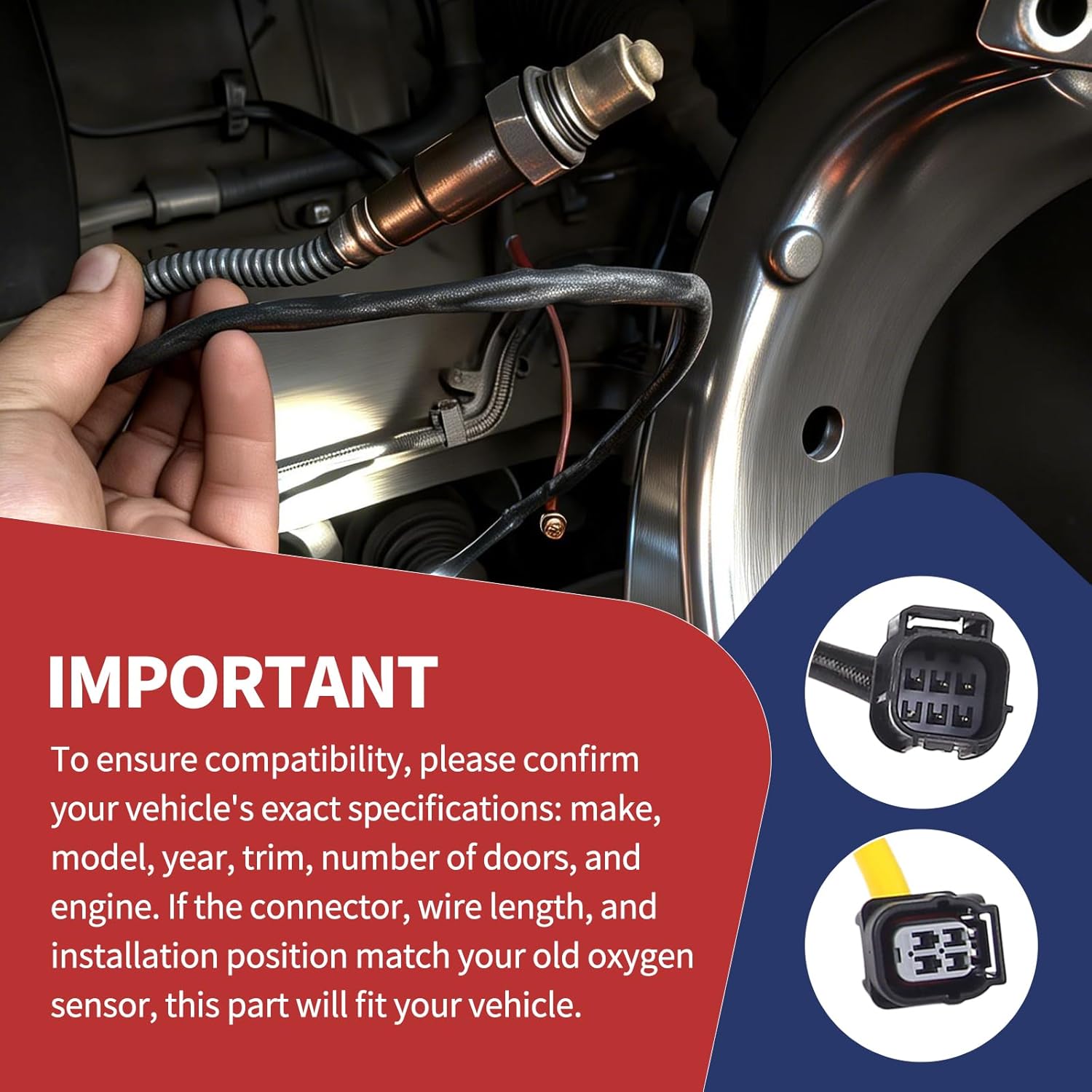 A-PEXNOVA 2PCS O2 Oxygen Sensor Upstream Downstream Compatible with Honda Civic 1.5L L4 Turbo 2016-2020, for Honda CR-V 1.5L L4 Turbo 2017 2018 2019 2020