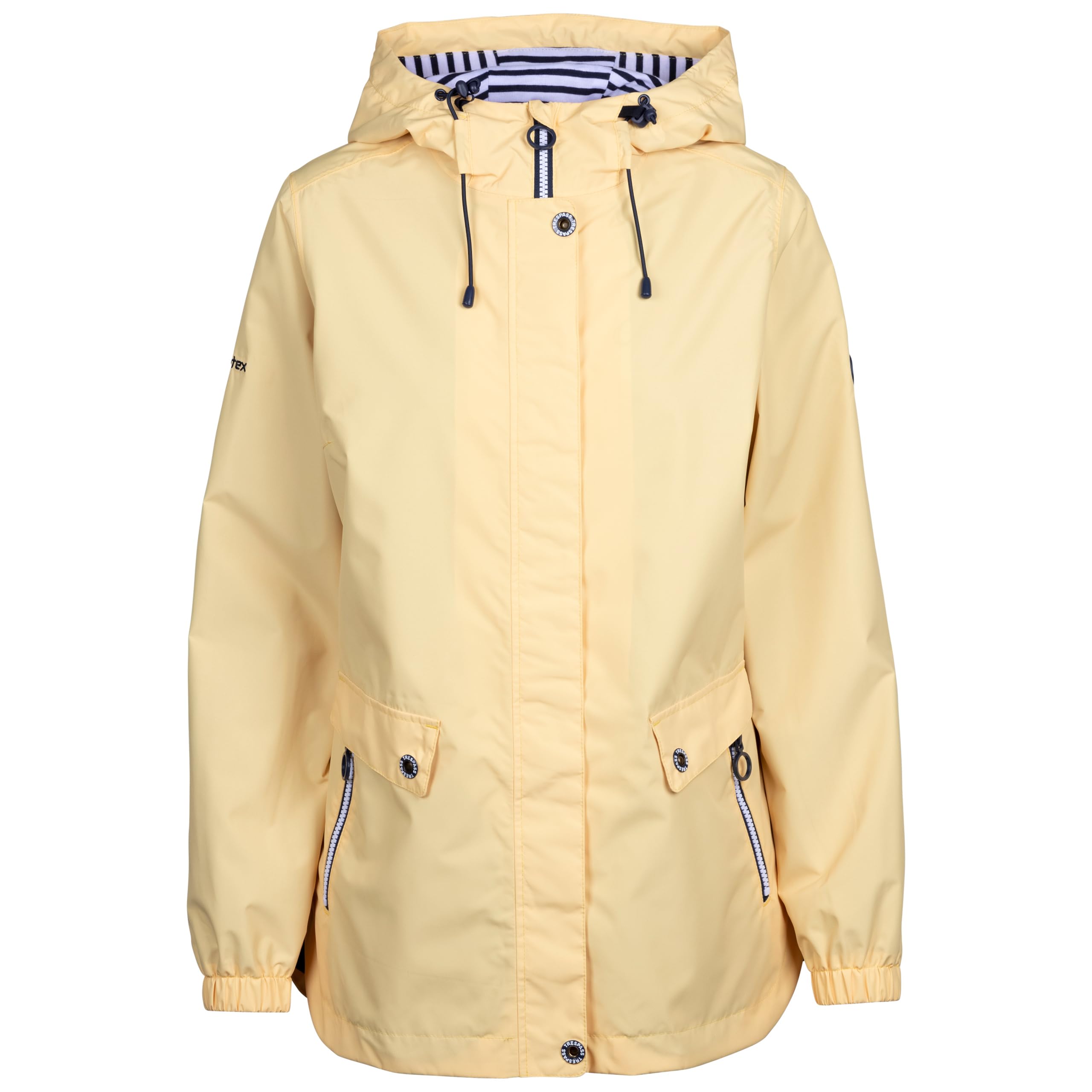 Trespass Women's Yellow Waterproof Jacket With Hood Flourish