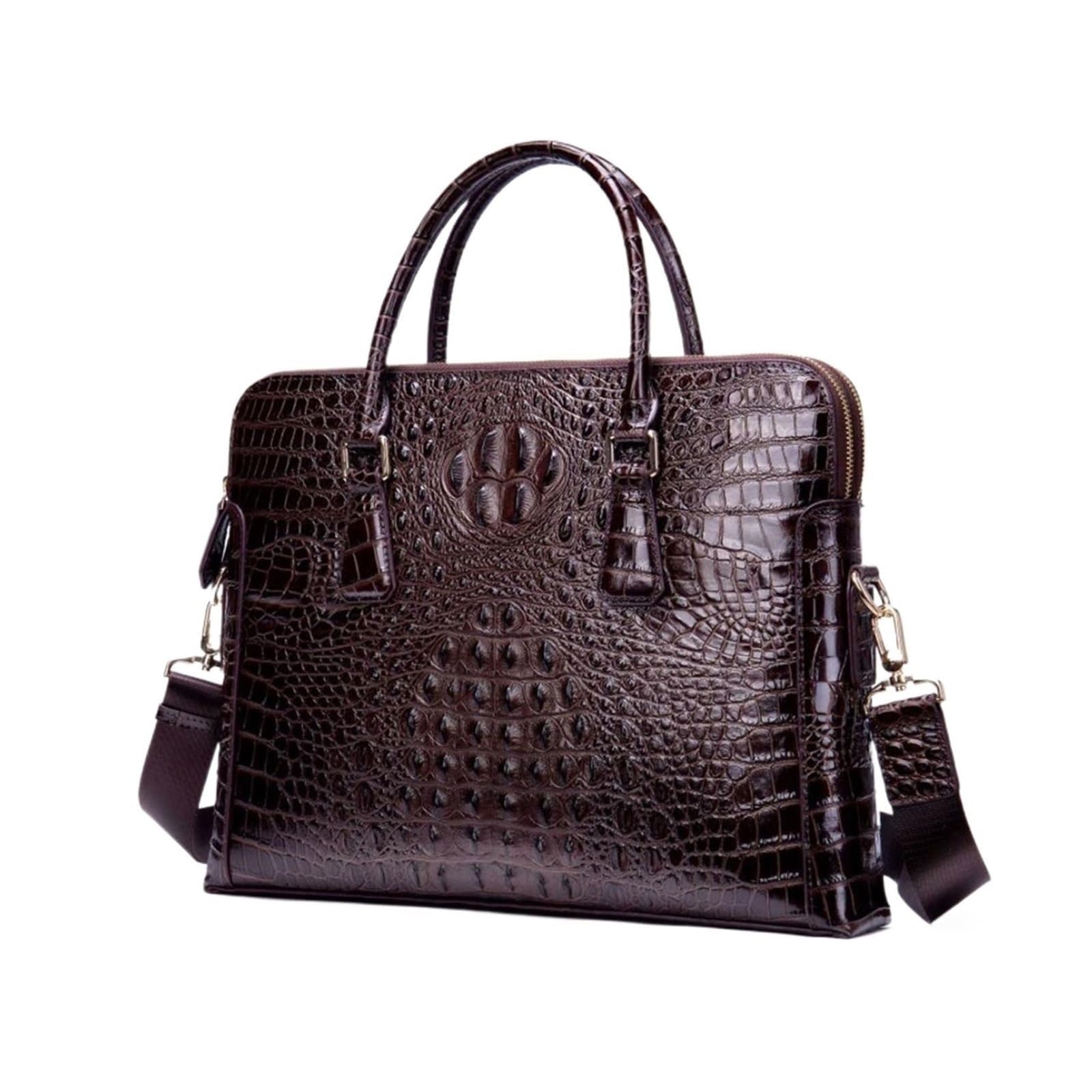 Porte-documents en cuir Sacs de messager for ordinateur portable for hommes
