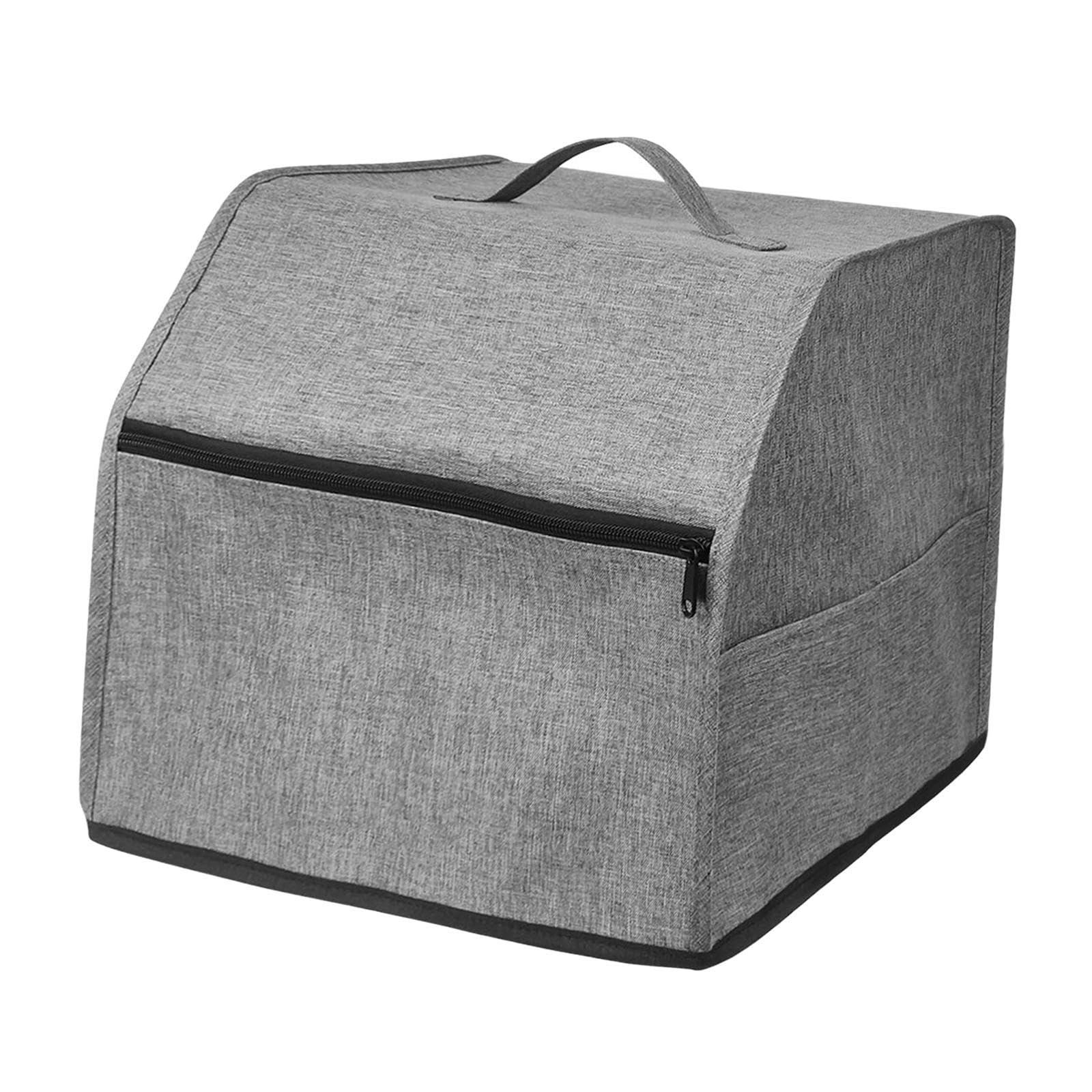 SM SunniMix Sewing Machine Cover,Essentials Storage Pockets Serger Machine Cover with Handle Dustproof Protection Cover for Professional