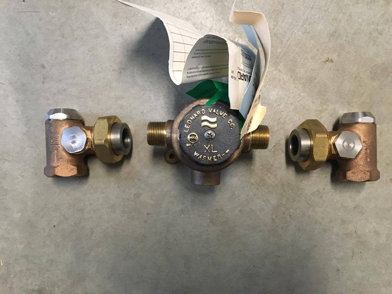 Thermostatic Mixing Valve Single Master Mixing Valve Lead Free