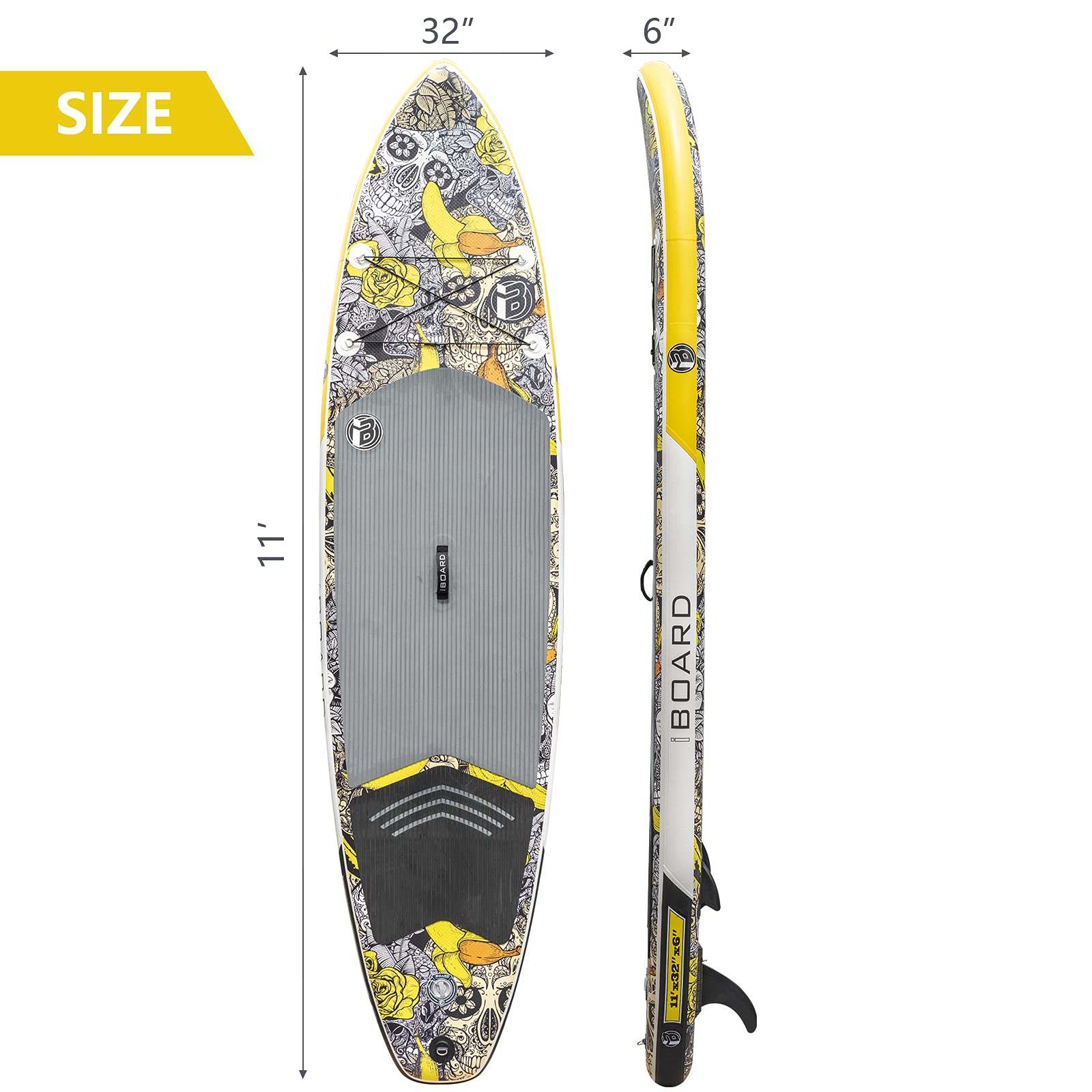 Nadmuchiwana deska do wiosłowania, deska SUP Stand Up Paddle Board, 28 x 80 cm × 15 cm grubości, wszystkie akcesoria wewnątrz (kolor: 7, 28 cm)