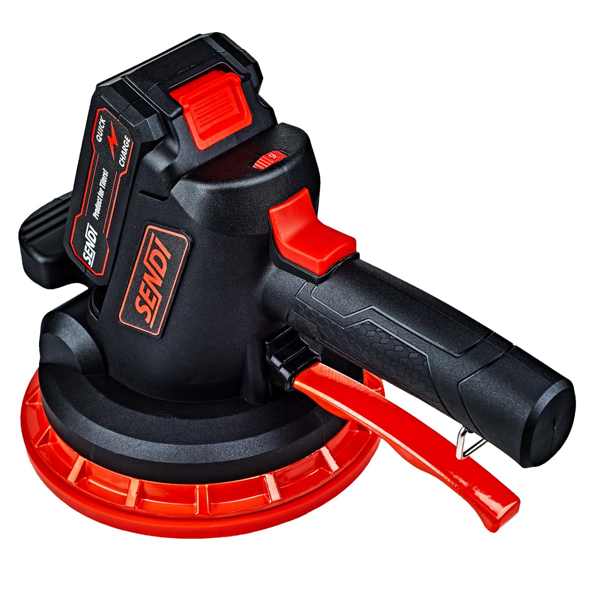 Ventosa vibrante SENDI VSC-18 - Macchina progettata per la vibrazione di piastrelle, gres di diverse dimensioni, 6 livelli di vibrazione e 180 mm di diametro