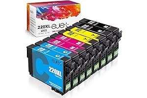 220XL Ink Cartridge Replacement for Epson WorkForce Printers (WF-2630, WF-2650, WF-2660, WF-2750,...
