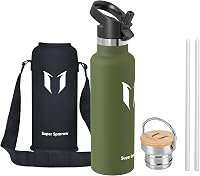 Nerezová termoska Super Sparrow, bez obsahu BPA – šalviovo zelená – 620 ml 2