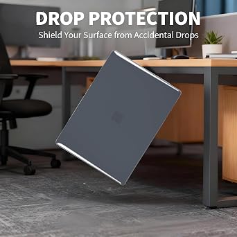 Se7enline Premium Case for Microsoft Surface Laptop 13.8-inch Touchscreen 2024 (7th Edition) Model 2036 Lightweight Durable Scratch-Resistant Easy Install, with Keyboard Cover, Crystal Black