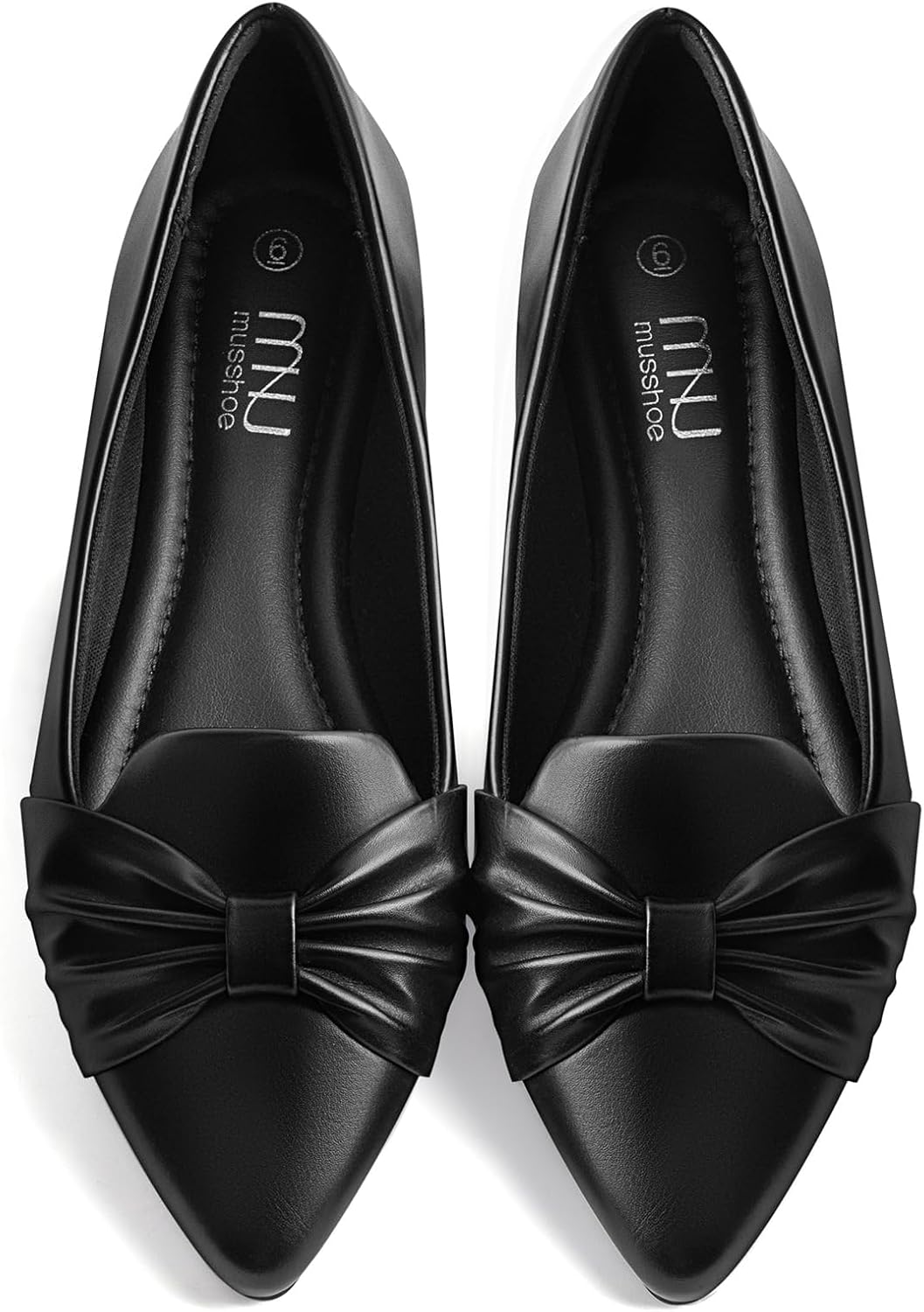 MUSSHOE Flat Shoes Women Comfortable Slip on Women's Flats Dress Shoes for Women