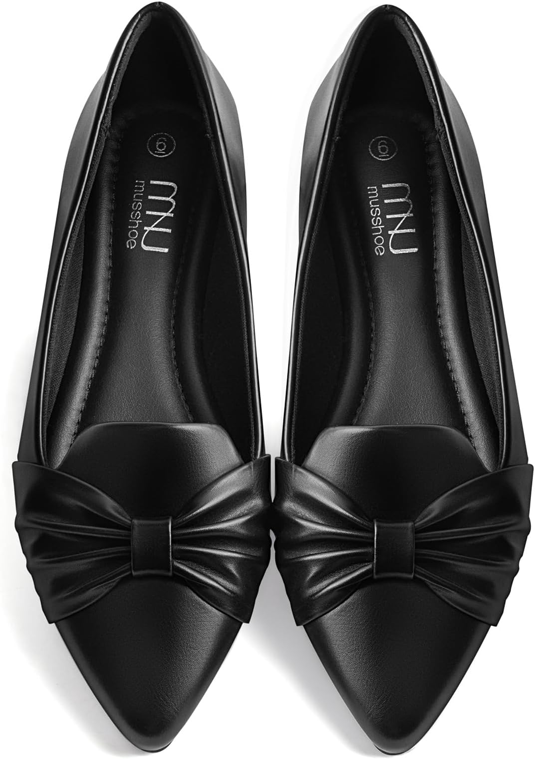 MUSSHOE Flat Shoes Women Comfortable Slip on Women's Flats Dress Shoes for Women