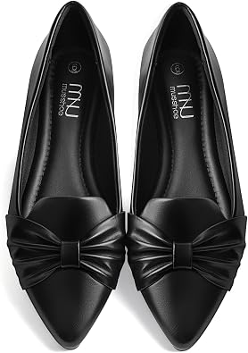 MUSSHOE Flat Shoes Women Comfortable Slip on Womens Flats Dress Shoes for Women