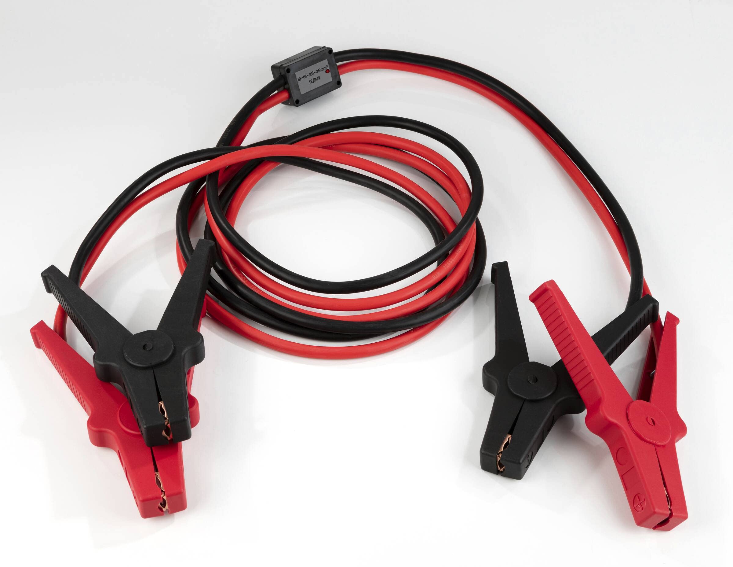 AUTONIK 121020 DIN Câble de démarrage en Aluminium cuivre, Correspond à 25 mm² avec parasurtenseur, Longueur 3,5 m, certifié TÜV
