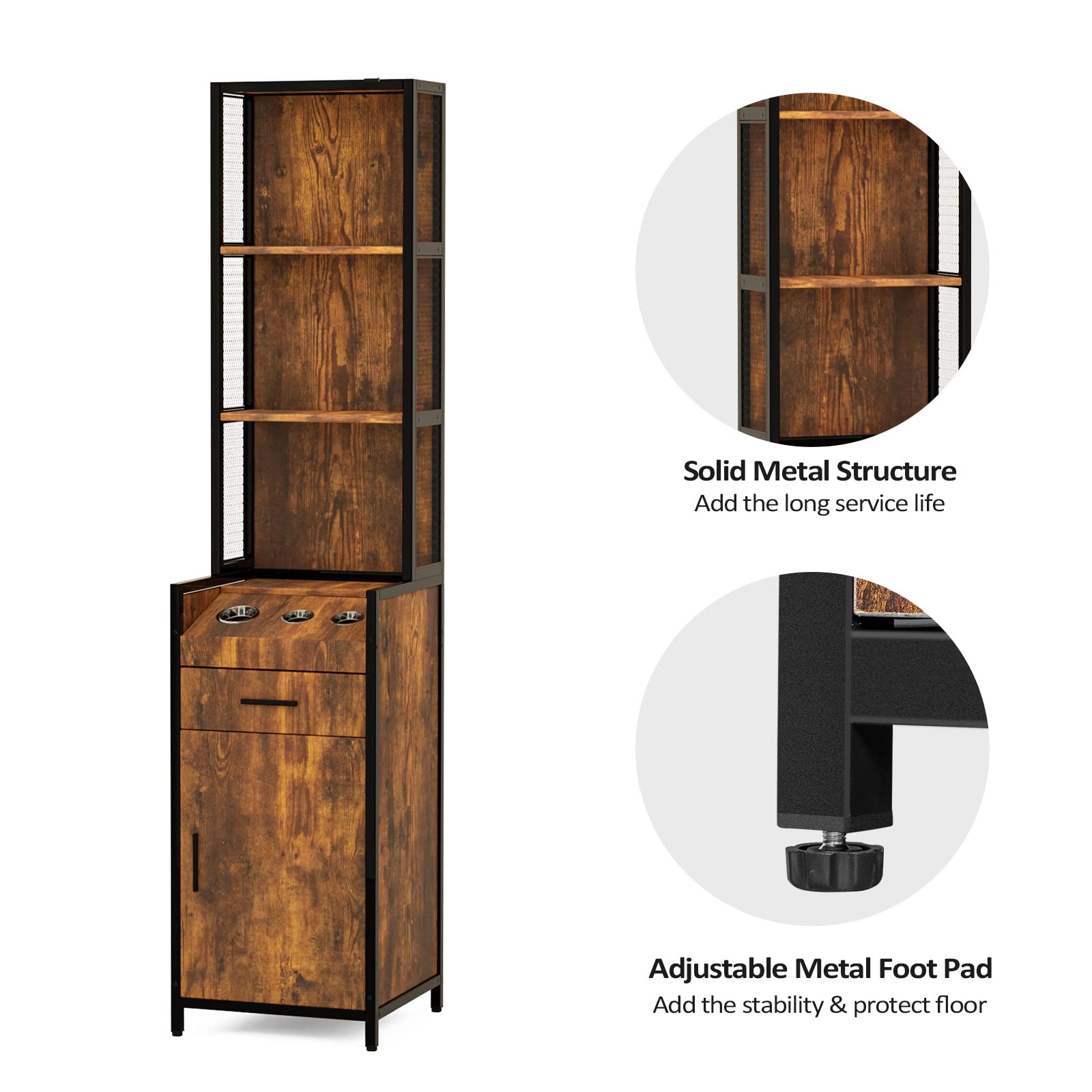 Amazon.com: LEADZM Salon Station for Hair Stylist, Industrial