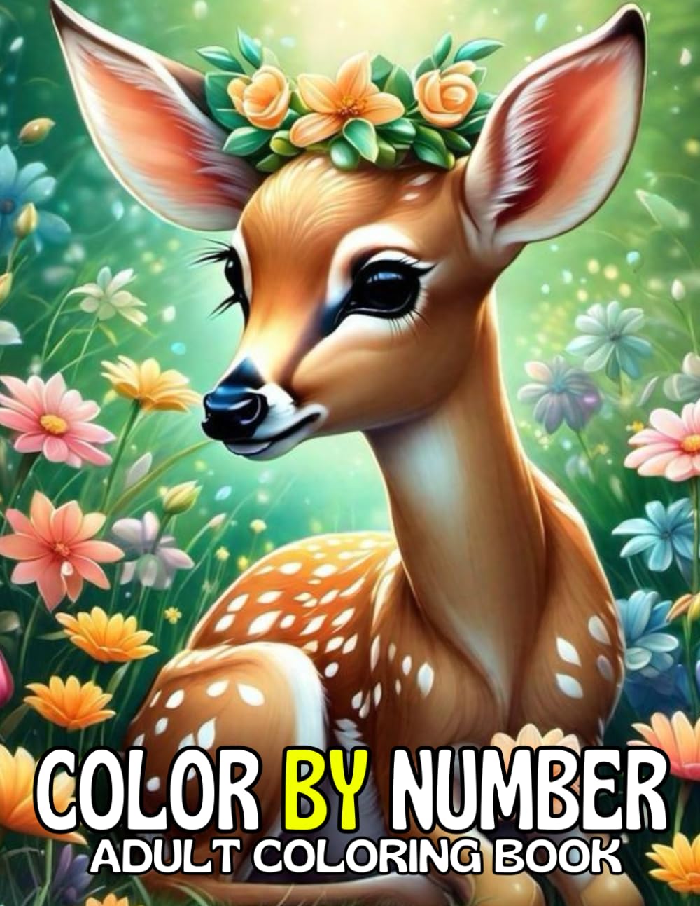 Color By Number Adult Coloring Book: Color by Number Coloring Book with 50 Beautiful Pages for Adults And Seniors