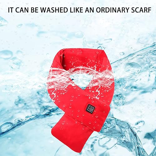 Miniatura 5 de Bufanda térmica para el cuello, almohadilla térmica recargable para hombres y mujeres, calentador de cuello con calefacción USB, bufandas térmicas
