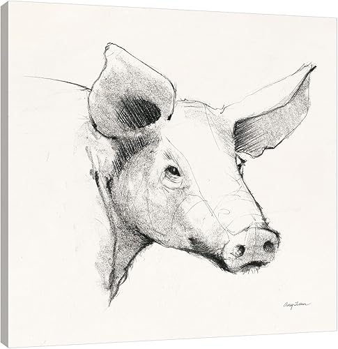 Miniatura 1 de Jaxson Rea "Life at Home VII Vintage Cream Gallery Wrapped Canvas by Avery Tillmon, 12" x 12"